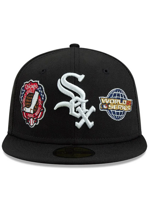 New Era Chicago White Sox Mens Black Historic Champs 59FIFTY Fitted Hat