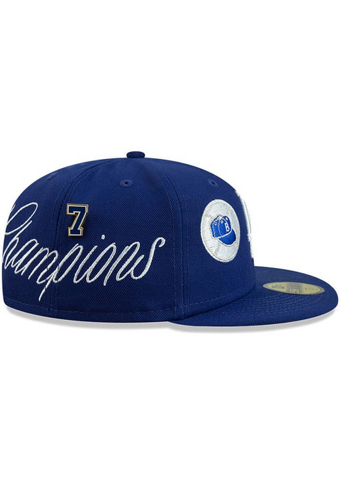 New Era Los Angeles Dodgers Mens Blue Historic Champs 59FIFTY Fitted Hat