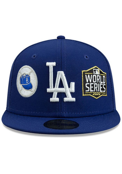 New Era Los Angeles Dodgers Mens Blue Historic Champs 59FIFTY Fitted Hat