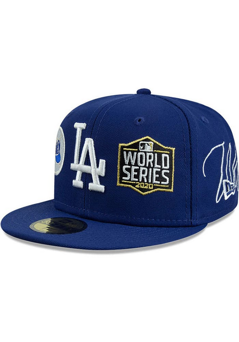 New Era Los Angeles Dodgers Mens Blue Historic Champs 59FIFTY Fitted Hat