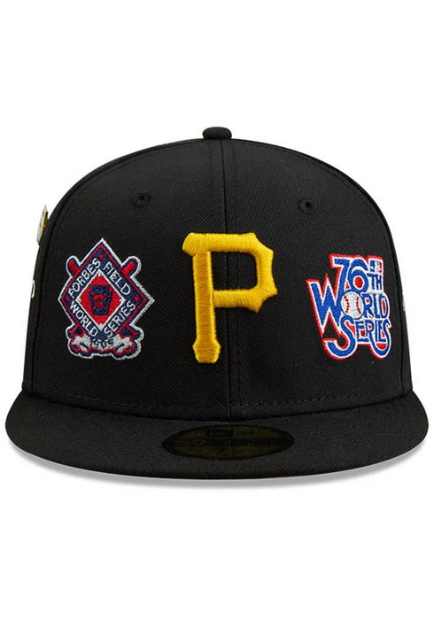 New Era Pittsburgh Pirates Mens Black Historic Champs 59FIFTY Fitted Hat