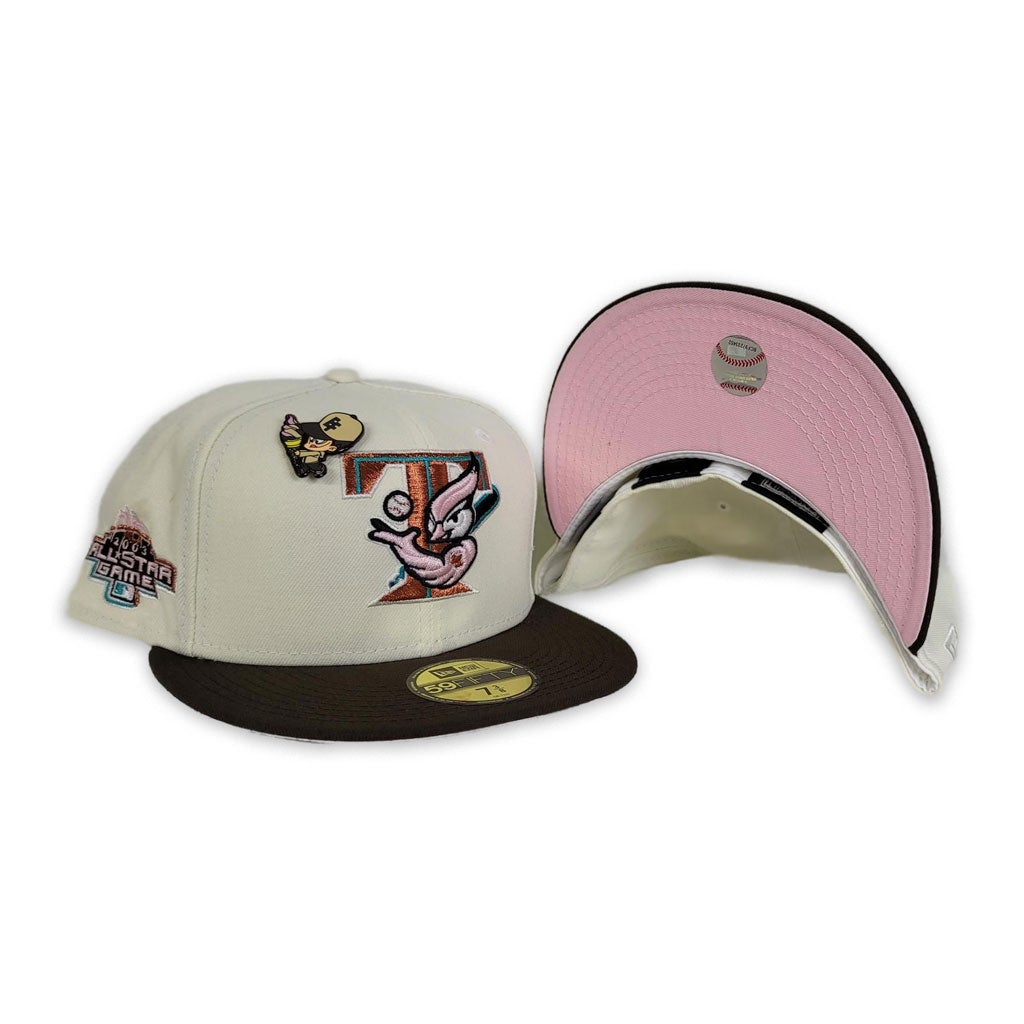 TORONTO BLUE JAYS PINK BOTTOM NEW ERA 59FIFTY HAT