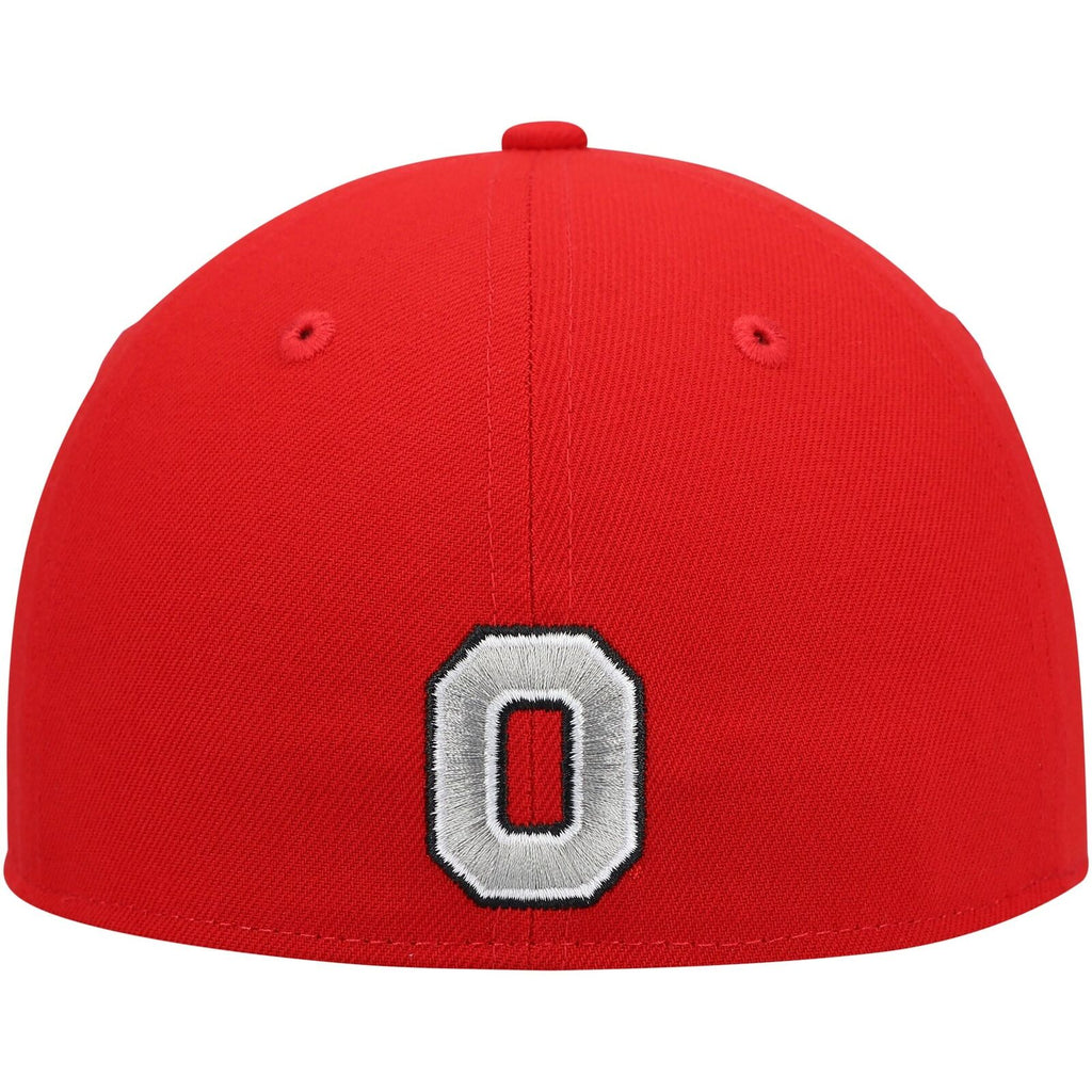 New Era Ohio State Buckeyes Red Basic Low Profile 59FIFTY Fitted Hat