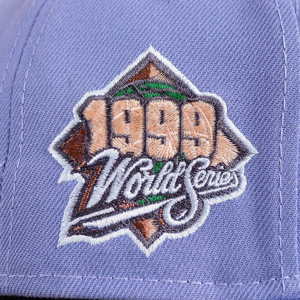 NEW YORK YANKEES 1999 WORLD SERIES LAVENDER PEACH BRIM NEW ERA FITTED –  Sports World 165