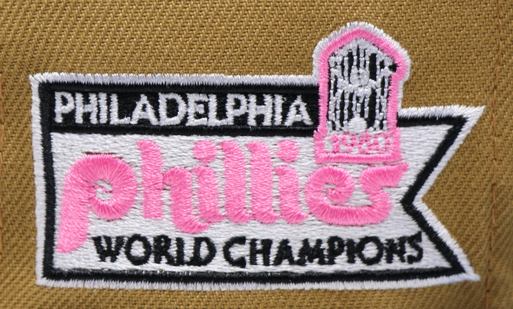 New Era Philadelphia Phillies Wheat 1980 World Champions 59FIFTY Fitted Hat