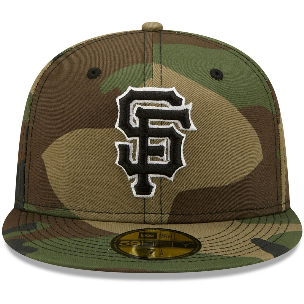 New Era San Francisco Giants Camo Tell It Goodbye Flame Undervisor 59FIFTY Fitted Hat