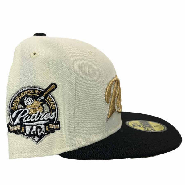 New Era San Diego Padres 'Champagne' 40th Anniversary Gold UV 59FIFTY Fitted Hat