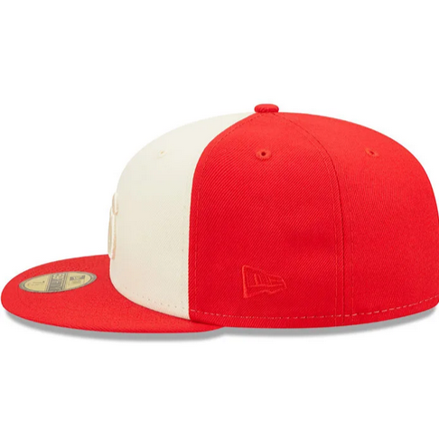 New Era Philadelphia 76ers Red Tonal 2 Tone 59FIFTY Fitted Hat