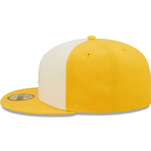 New Era Pittsburgh Steelers Mens Yellow Tonal 2 Tone 59FIFTY Fitted Hat