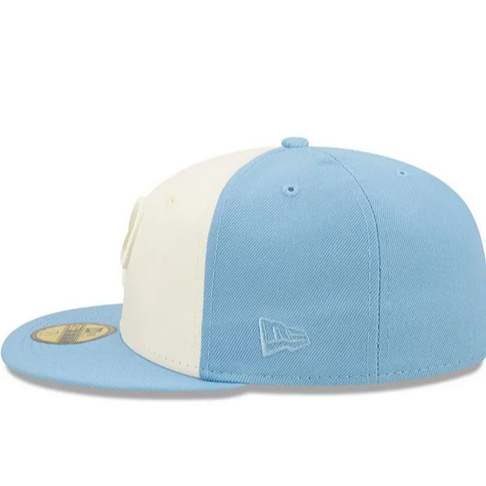 New Era Philadelphia Phillies Mens Light Blue Tonal 2 Tone 59FIFTY Fitted Hat