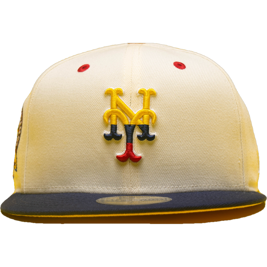 New Era New York Mets Chrome/Yellow/Navy/Red Shea Stadium 59FIFTY Fitted Hat