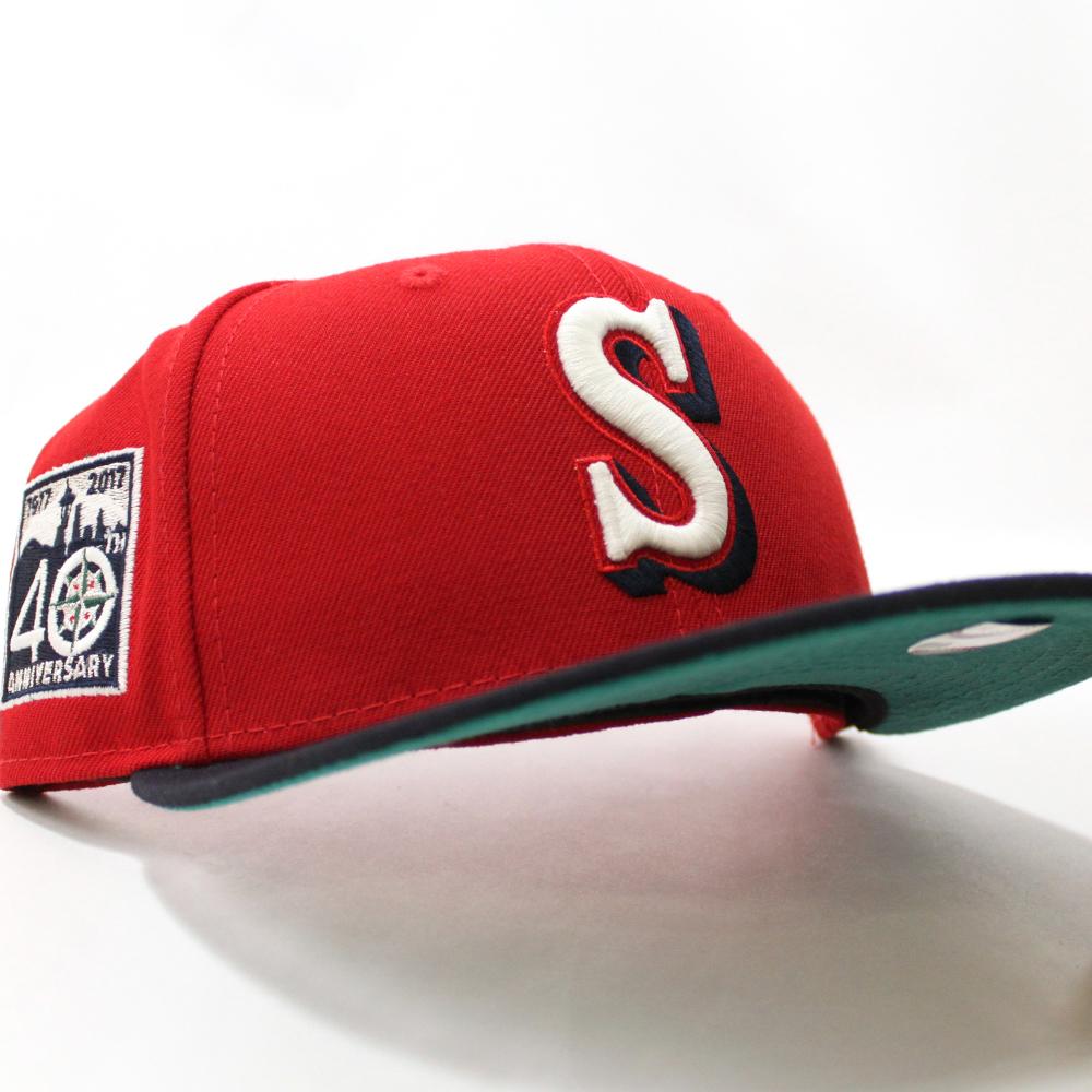 New Era Seattle Mariners Red/Navy 40th Anniversary 59FIFTY Fitted Hat