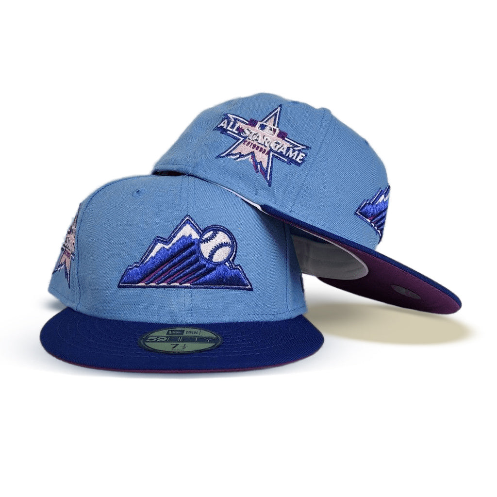 New Era Colorado Rockies Sky Blue/Royal 2021 All-Star Game 59FIFTY Fitted Hat