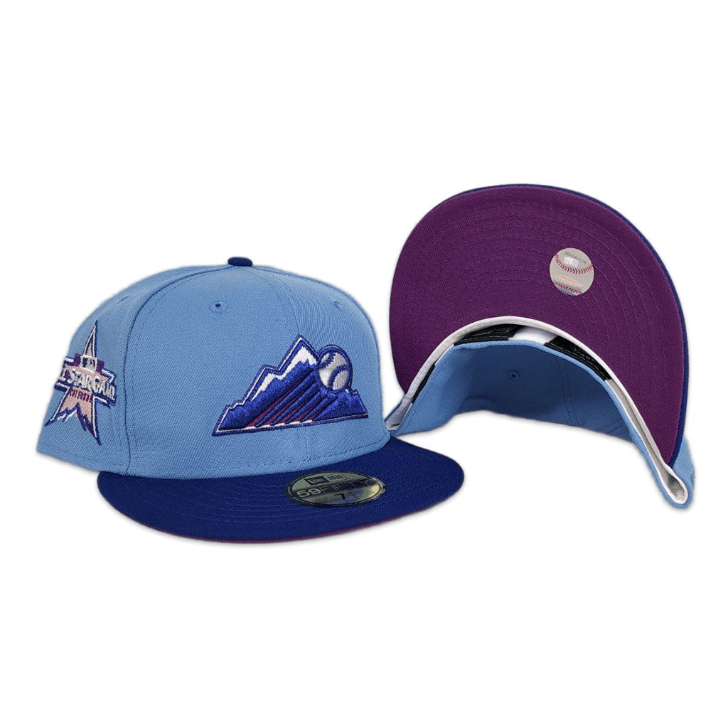 New Era Colorado Rockies Sky Blue/Royal 2021 All-Star Game 59FIFTY Fitted Hat