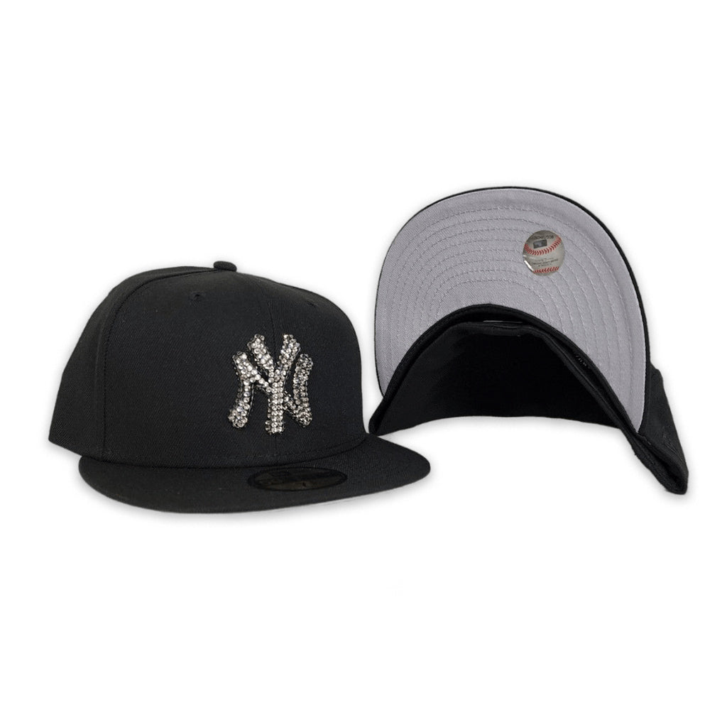 New Era  Swarovski Crystal Black New York Yankees 59FIFTY Fitted Hat