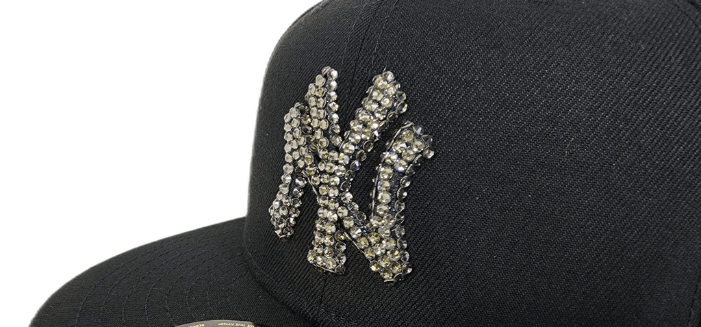 New Era  Swarovski Crystal Black New York Yankees 59FIFTY Fitted Hat