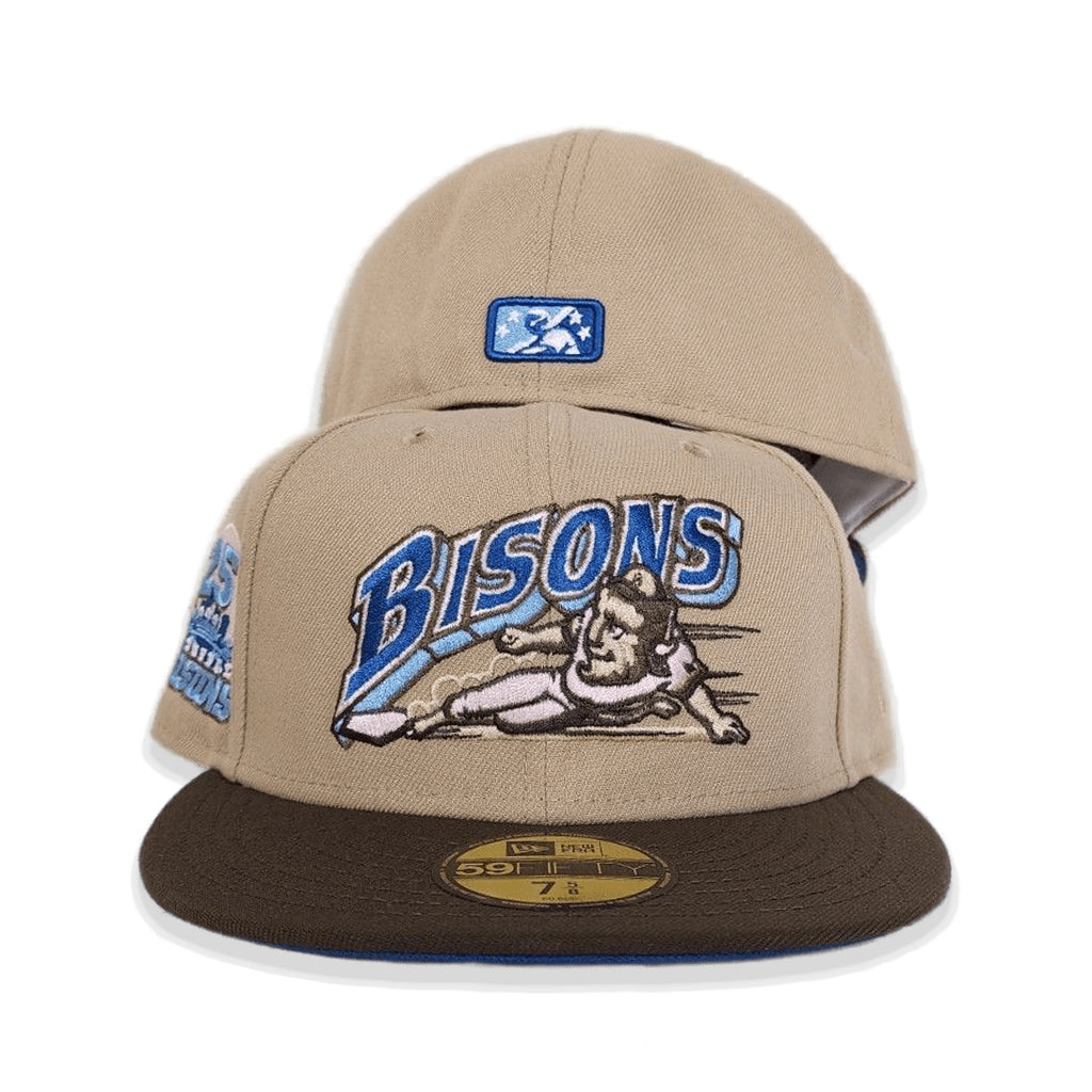 New Era Buffalo Bisons Tan/Brown 25th Years 59FIFTY Fitted Hat