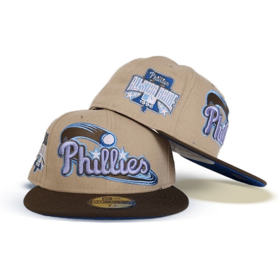 New Era Philadelphia Phillies Tan/Brown 1996 All-Star Game 59FIFTY Fitted Hat