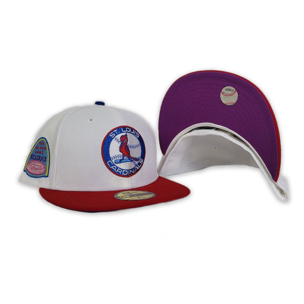 New Era St. Louis Cardinals White/Red "Stimpy Collection" 1964 All-Star Game 59FIFTY Fitted Hat