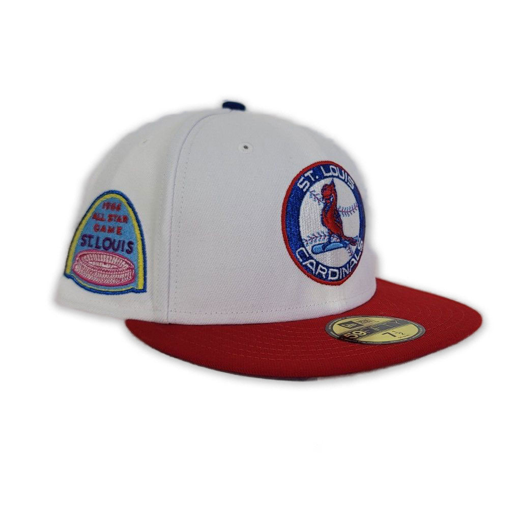 New Era St. Louis Cardinals White/Red "Stimpy Collection" 1964 All-Star Game 59FIFTY Fitted Hat