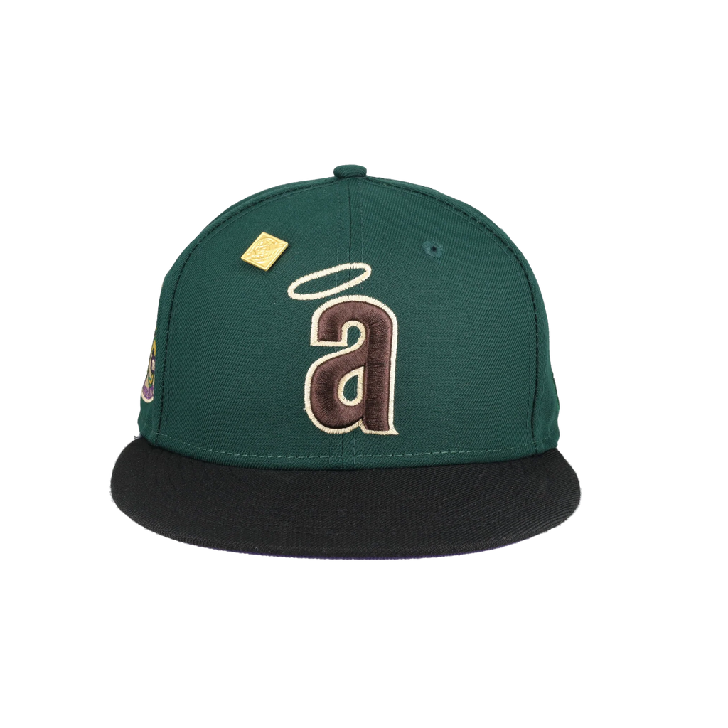 New Era California Angels Green Bark Collection 35th Anniversary 59FIFTY Fitted Hat