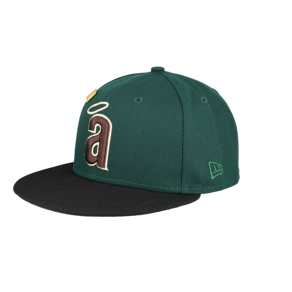 New Era California Angels Green Bark Collection 35th Anniversary 59FIFTY Fitted Hat