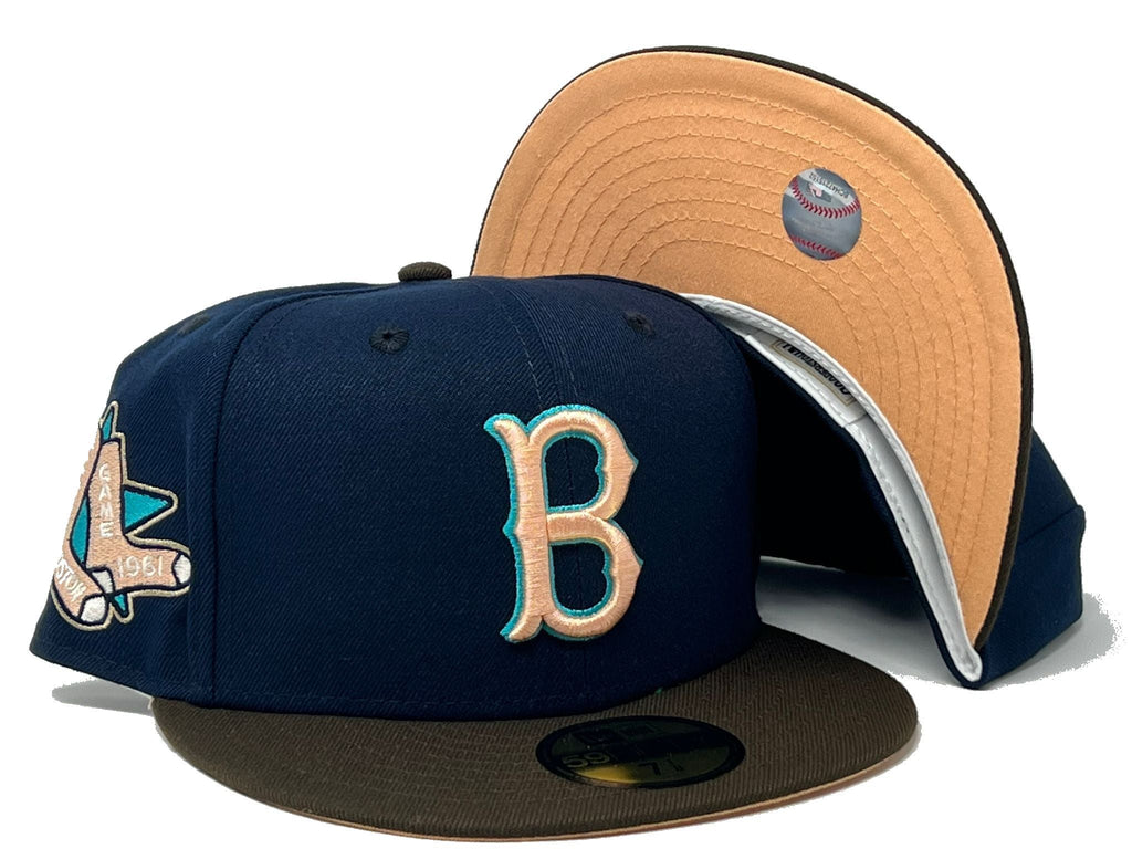 New Era Boston Red Sox 1961 All-Star Game Light Navy/Brown/Peach 59FIFTY Fitted Hat