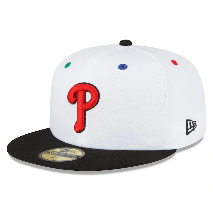 New Era Philadelphia Phillies White/Black 1996 All-Star Game Primary Eye 59FIFTY Fitted Hat