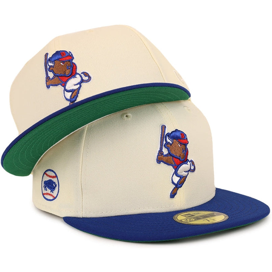 New Era CrownMinded X Hallucinathan Buffalo Bisons Alternate Logo 2022 59FIFTY Fitted Hat