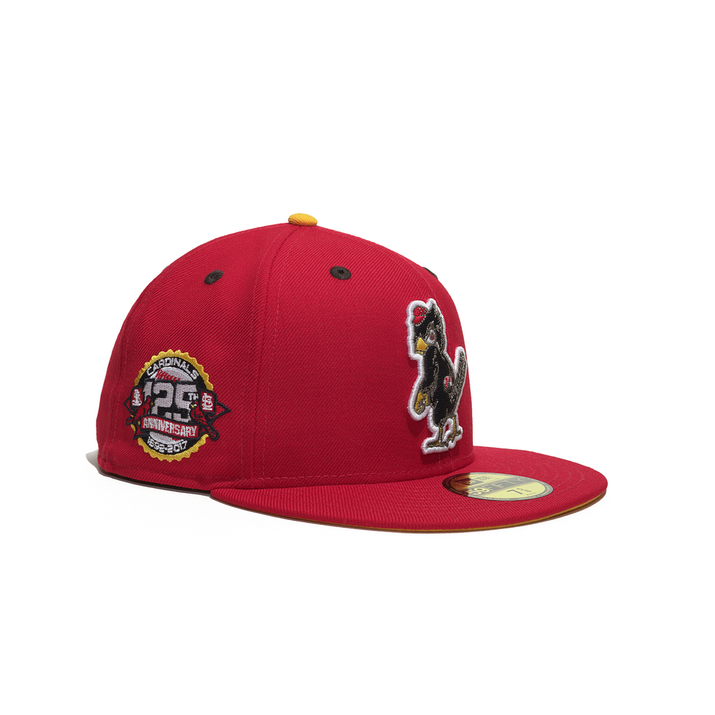 New Era St. Louis Cardinals Red 125th Anniversary 59FIFTY Fitted Hat