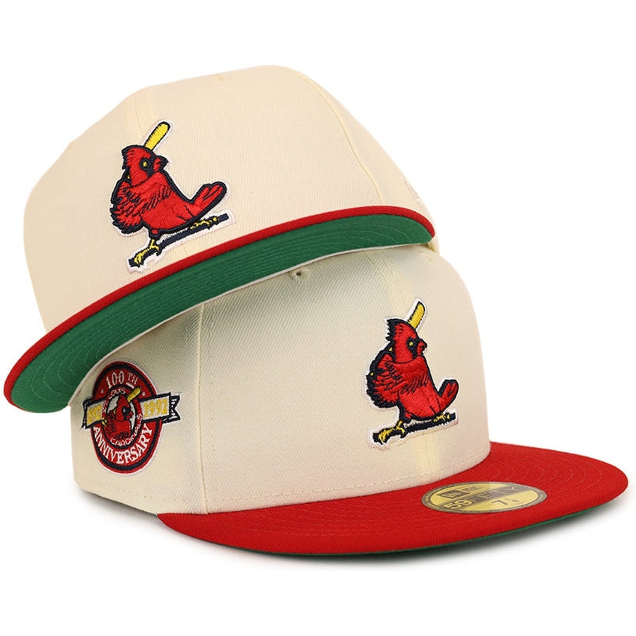 New Era CrownMinded X Hallucinathan St. Louis Cardinals 100th Anniversary 2022 59FIFTY Fitted Hat