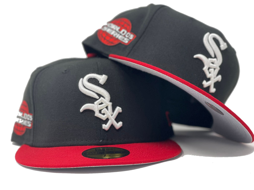 New Era Chicago White Sox Black/Red/White 2005 World Series 59FIFTY Fitted Hat