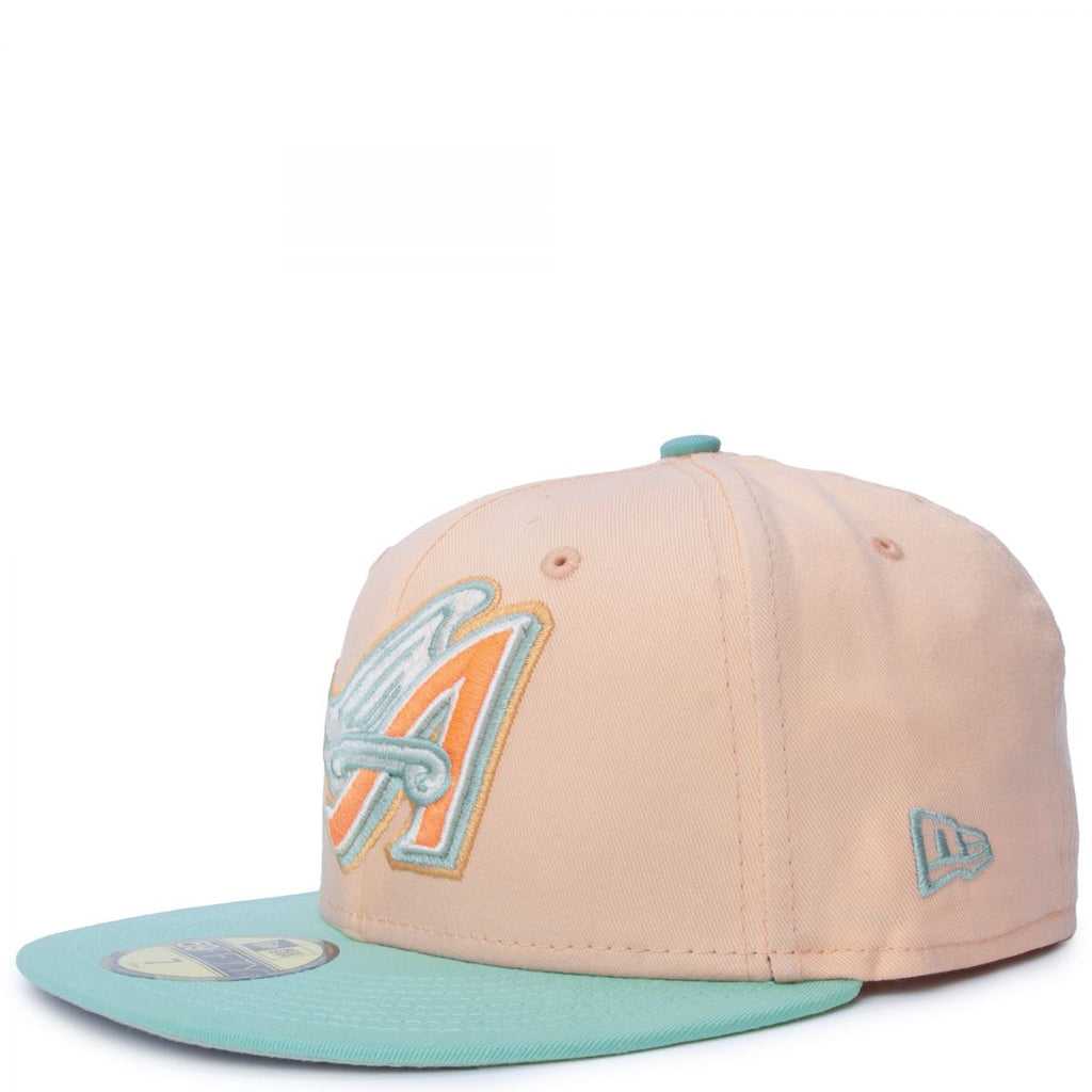 New Era Anaheim Angels Peach/Mint 40 Seasons 2023 59FIFTY Fitted Hat