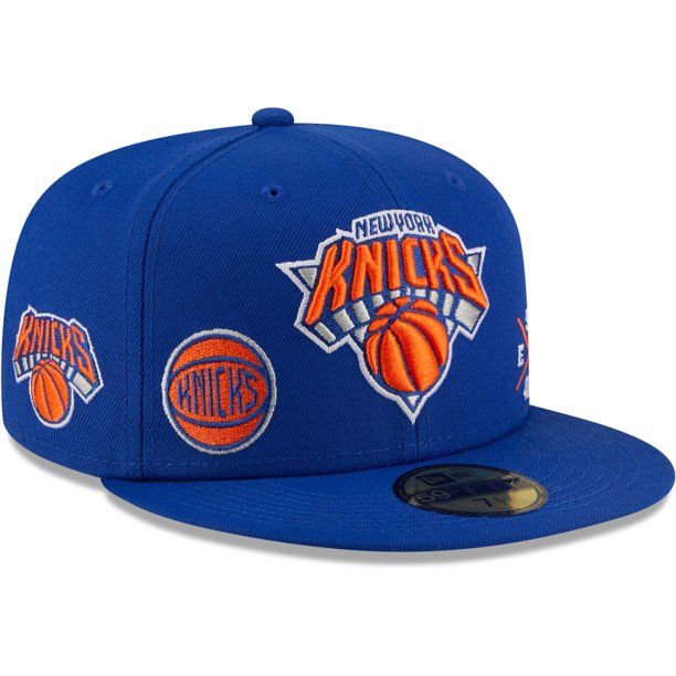 New Era New York Knicks Royal Blue Multi 59FIFTY Fitted Hat