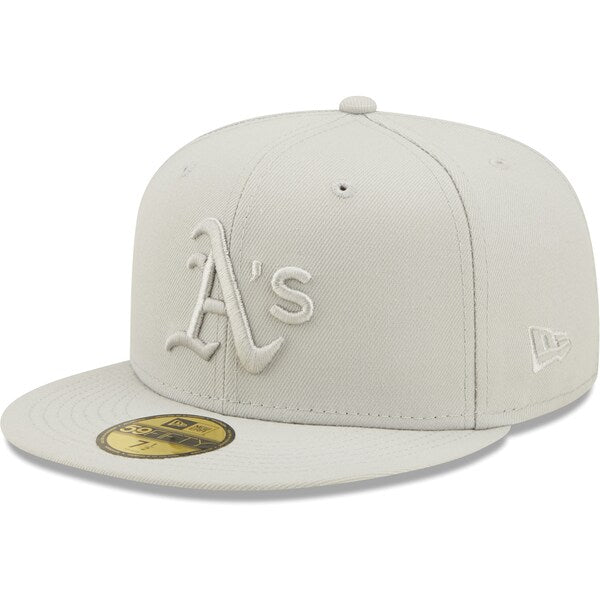 New Era Oakland Athletics Icon Color Pack 59FIFTY Fitted Hat - Gray