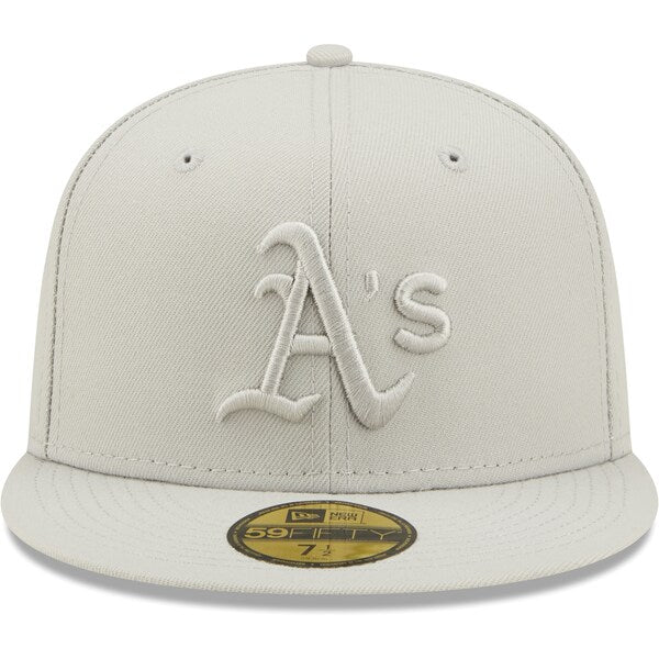 New Era Oakland Athletics Icon Color Pack 59FIFTY Fitted Hat - Gray