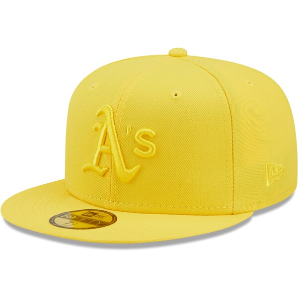 New Era Oakland Athletics Icon Color Pack 59FIFTY Fitted Hat - Yellow