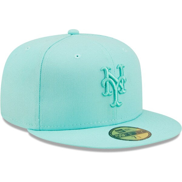 New Era New York Mets Icon Color Pack 59FIFTY Fitted Hat - Turquoise