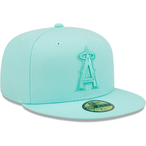 New Era Los Angeles Angels Icon Color Pack 59FIFTY Fitted Hat - Turquoise