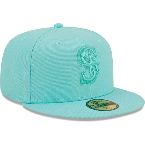 New Era Seattle Mariners Icon Color Pack 59FIFTY Fitted Hat - Turquoise