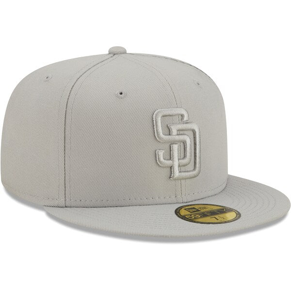 New Era San Diego Padres Icon Color Pack 59FIFTY Fitted Hat - Gray