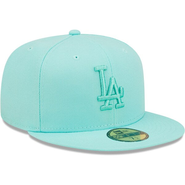 New Era Los Angeles Dodgers Icon Color Pack 59FIFTY Fitted Hat - Turquoise