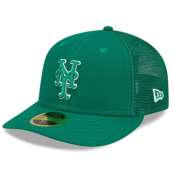 New Era New York Mets 2022 St. Patrick's Day On-Field Low Profile 59FIFTY Fitted Hat