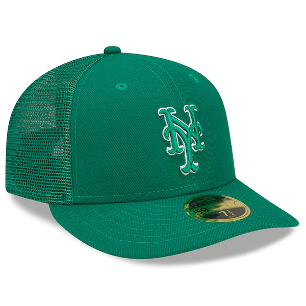 New Era New York Mets 2022 St. Patrick's Day On-Field Low Profile 59FIFTY Fitted Hat