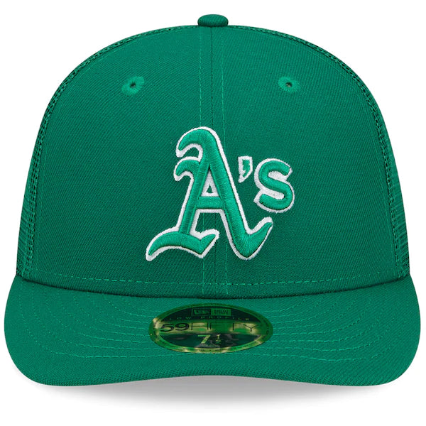 New Era Oakland Athletics 2022 St. Patrick's Day On-Field Low Profile 59FIFTY Fitted Hat