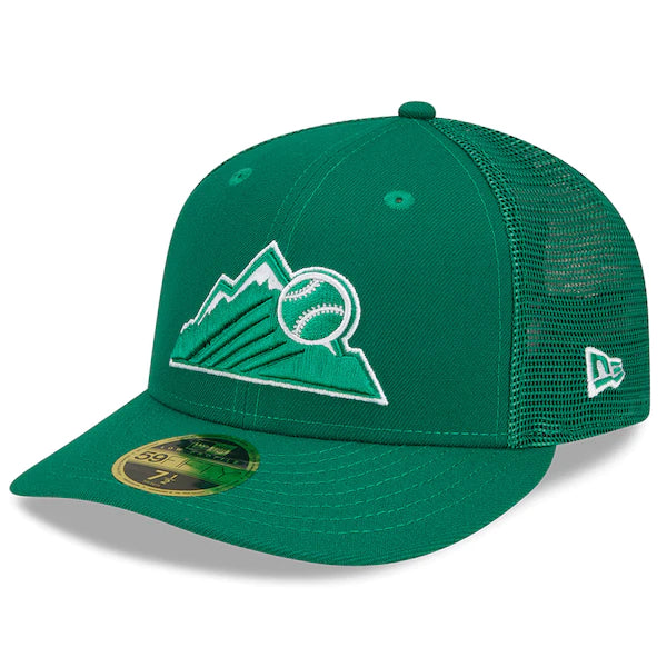 New Era Colorado Rockies 2022 St. Patrick's Day On-Field Low Profile 59FIFTY Fitted Hat