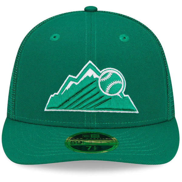 New Era Colorado Rockies 2022 St. Patrick's Day On-Field Low Profile 59FIFTY Fitted Hat