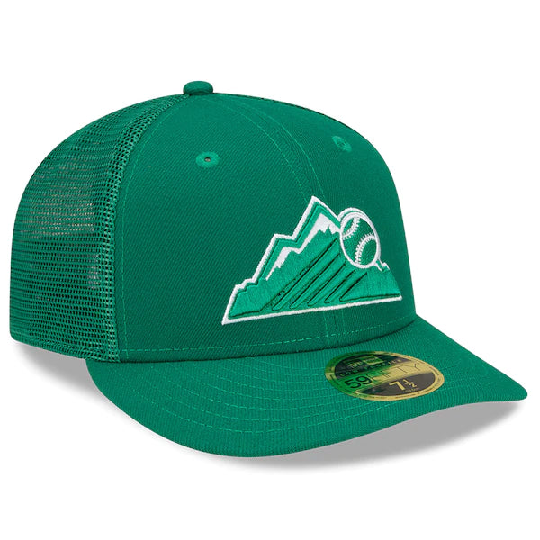 New Era Colorado Rockies 2022 St. Patrick's Day On-Field Low Profile 59FIFTY Fitted Hat