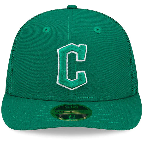 New Era Cleveland Guardians 2022 St. Patrick's Day On-Field Low Profile 59FIFTY Fitted Hat