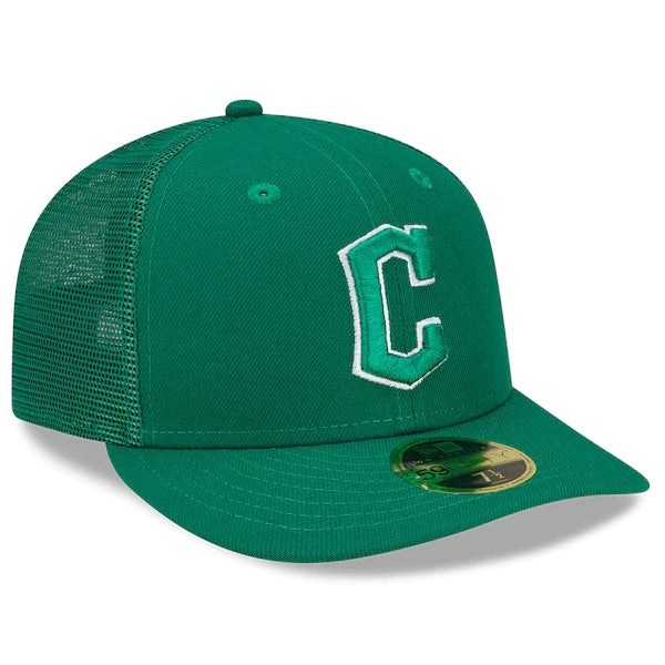 New Era Cleveland Guardians 2022 St. Patrick's Day On-Field Low Profile 59FIFTY Fitted Hat